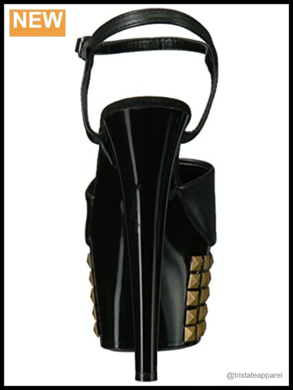 Women's Studded Platform Sandals Adjustable Buckle Dressy